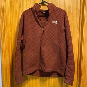 North Face men’s sweater burnt orange/rust